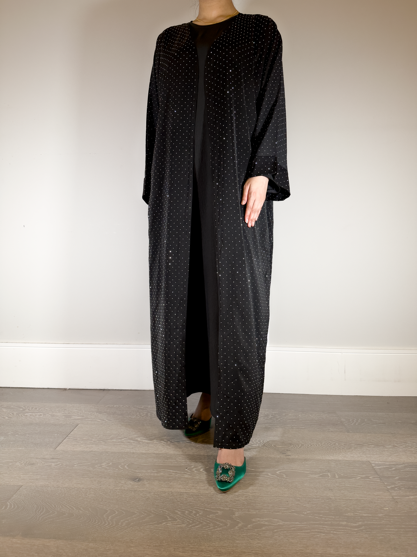 AMANI - Open Abaya In Black