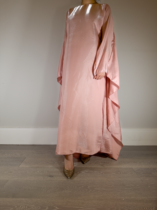 DALILA - Cape Dress In Pink